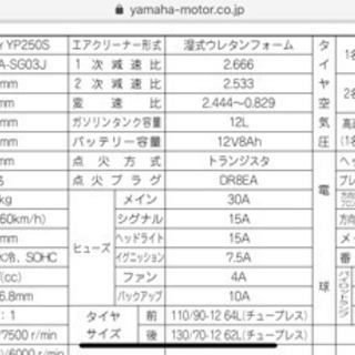 マジェスティSG03Jの画像