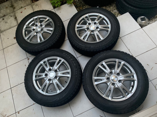 195/65R15 ブリジストン VRX 114.3 タイヤホイール 4本セット