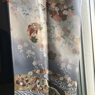 グレー　色留袖の画像