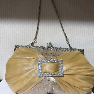 ビジュー付パーティバッグ