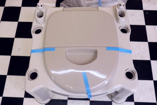 未使用　Panasonic　エイジフリーライフテック ポータブルトイレ　背もたれ型SP ベージュ VALSPTSPBE ベージュ