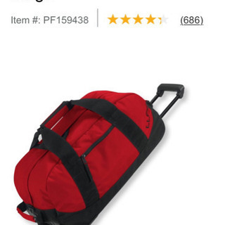 L.L.Bean キャスター付きダッフルバッグの画像