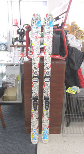 ROXY 子供用 スキー 板 158cm All mountain  rox ビンディング付き 2点セット☆ PayPay(ペイペイ)決済可能 ☆ 札幌市 北区 屯田
