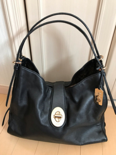 コーチ coach ショルダー バッグ レザー  黒