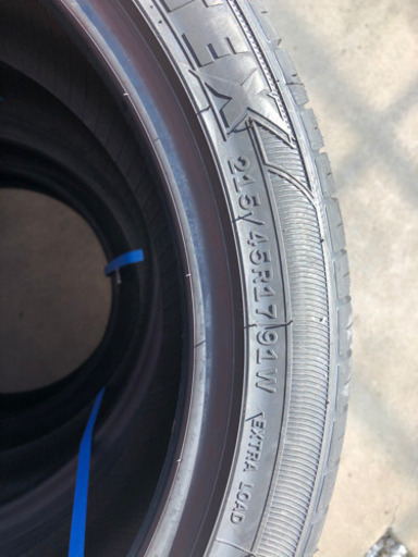新品未使用17インチサマータイヤ