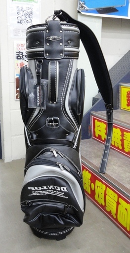 【美品】ダンロップ ゴルフバック（ キャディバック）ブラック  DUNLOP