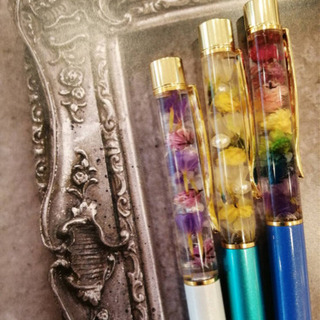 ハーバリウムボールペン作り