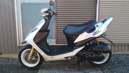 売約済み スズキ ZZ インチアップ 原付 50cc バッテリー新品 配達可能  レッツ アドレス セピア