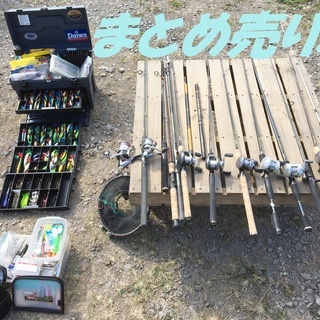 （お取引中）断捨離!!バスづり　ロッド　リール　ルアー　タックル...