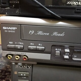 おまとめ　ビデオデッキ　シャープ　ソニー　パナソニック　シャープ　ラジカセの画像