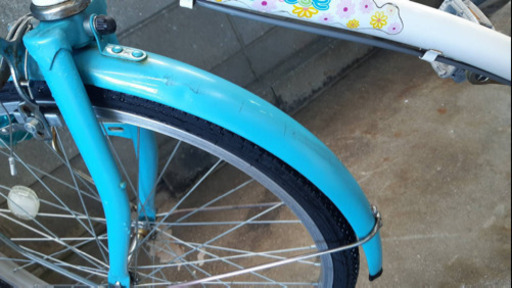22インチ子供用自転車 ブルー
