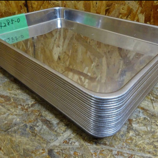 4285-0)業務用 クローバー 浅型バット 19枚 まとめて ステンレスバット