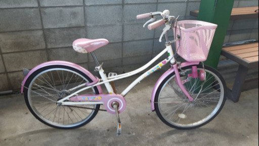 22インチ子供用自転車 ピンク