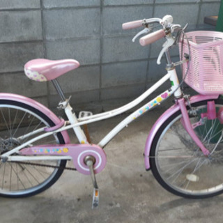 22インチ子供用自転車 ピンク