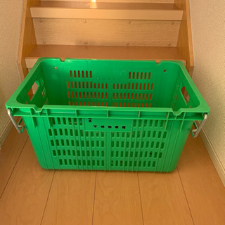 水戸市　内原町　資源ゴミ用コンテナ（緑）