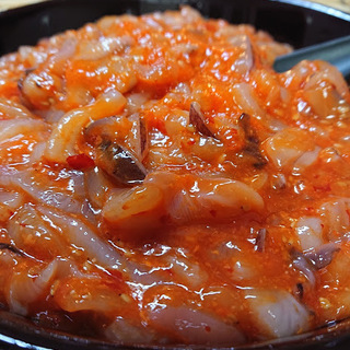 【☆さらに美味しくなりました☆】業務用いか坦々1ｋｇ（冷凍）