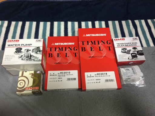タイミングベルト 8点セット アコード CL1 H22A用