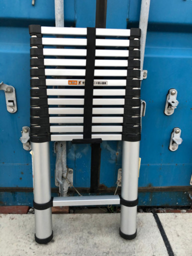 TASSCOM 伸縮はしご　3.8M 美品　脚立　ハシゴ