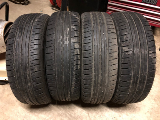 決まりましま　155/55R14 夏タイヤ　中古4本
