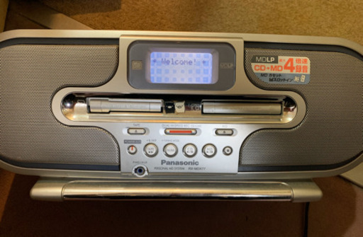 Panasonic MD/CD/カセットラジカセ