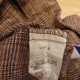 チェックのショートパンツの画像