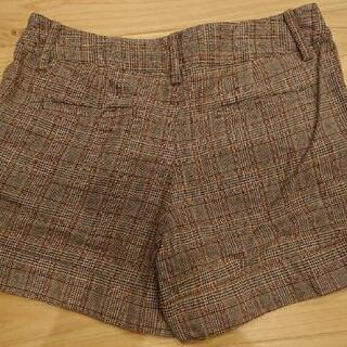 チェックのショートパンツの画像