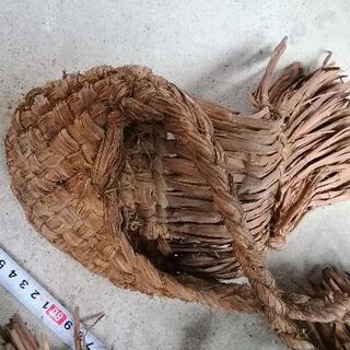 藁細工　ぞうり?