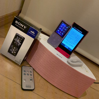 SONY WALKMAN(2個)とドックスピーカー