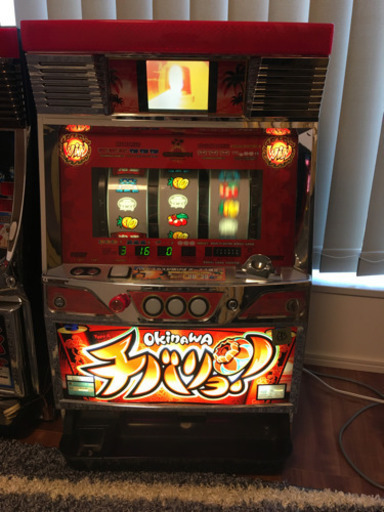 パチスロ実機　4号機　25パイ　沖縄　チバリヨ