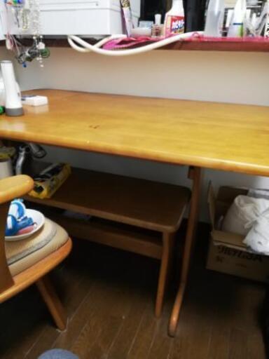 バタフライテーブルセット 中古品