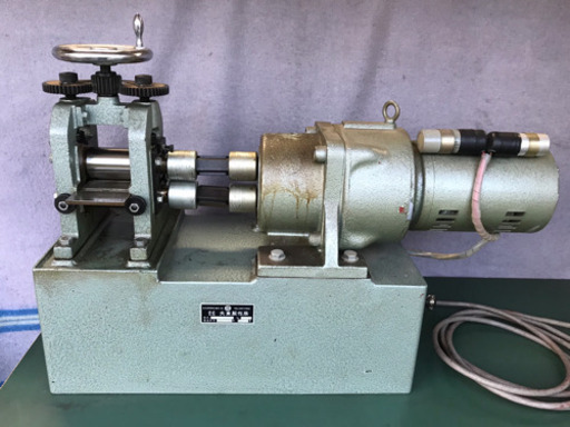 ‼️決まりました‼️ありがとう御座いました、電動 卓上 圧延機 ロール 100v ‼️取り引き中‼️