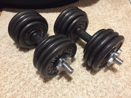 可変式ダンベル18kg×2点