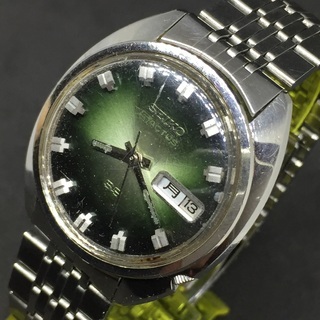 SEIKO セイコー5アクタス 緑グラデ文字盤 25石 6106...