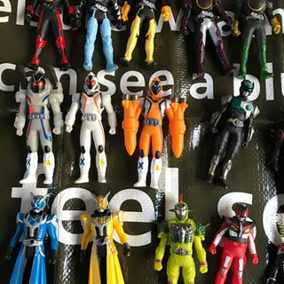 仮面ライダー　ソフビ　小フィギアの画像