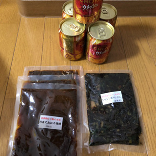 お酒　ウメッシュ　ご飯のお供　ニンニク味噌、しゃくし菜のしぐれ