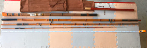 初代東正 石鯛竿特製5.4m.(三本半) 未使用、美竿、2本同時販売 (価格は2本セット価格になります。)