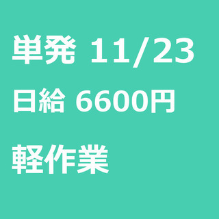【急募】 11月23日/単発/日払い/上益城郡:★11月23日・...
