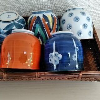 最終値下げ！【新品】樹峰作　湯呑　５客セット