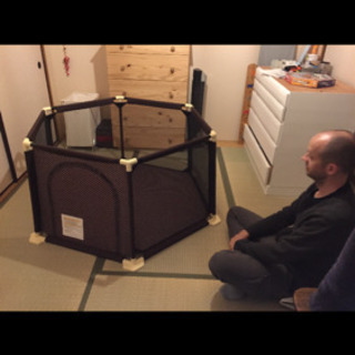 花岡商店 洗えるソフトベビーサークル 5ヶ月~3歳6ヶ月の画像