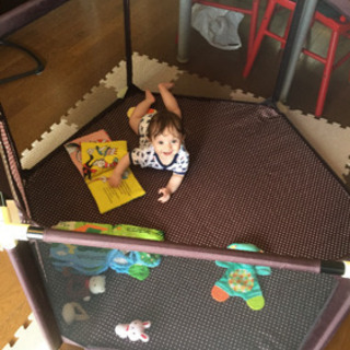 花岡商店 洗えるソフトベビーサークル 5ヶ月~3歳6ヶ月の画像