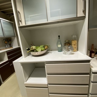 レンジボード ニトリ 白 収納棚 中古品 