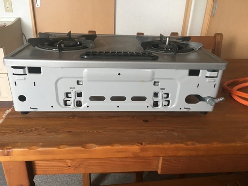 【中古】　リンナイ　グリル付きガステーブル（プロパンガスコンロ）　RTS-650GF-R