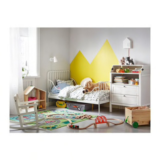 伸縮式ベッドフレーム マットレスセット IKEA 