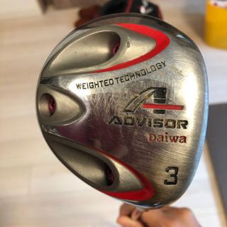 スタンド式クラブケースとクラブ4本の画像