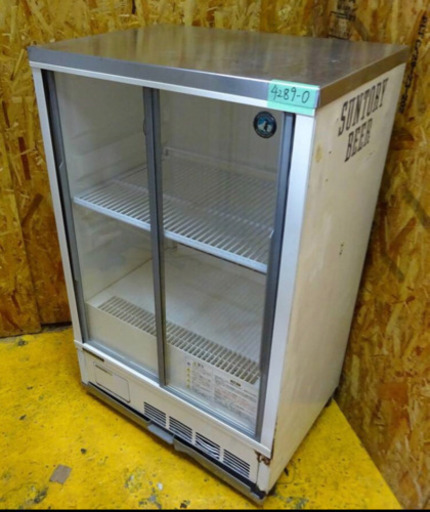 (4289-01)現状品 ホシザキ 小形空冷式ショーケース 冷蔵ショーケース 業務用 SSB-63AT 厨房機器 飲食店 店舗