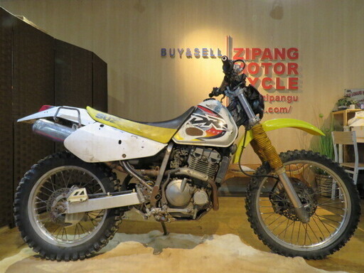 SUZUKI DR250 SJ45A スズキ 250cc 4888km ホワイト エンジン実動! パーツ取り 部品取り車 ベース車 バイク 札幌発