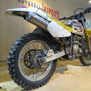SUZUKI DR250 SJ45A スズキ 250cc 4888km ホワイト エンジン実動! パーツ取り 部品取り車 ベース車 バイク 札幌発の画像