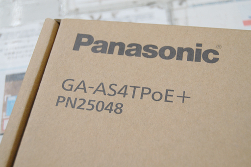 新品未使用 Panasonic PoE給電スイッチングハブ PN25048 GA-AS4TPoE+ パナソニック  ☆ PayPay(ペイペイ)決済可能 ☆ 札幌市 清田区 平岡