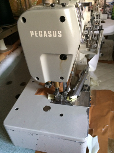 ペガサス 工業用ミシン W562-02BB インターロック　マスク作りにも