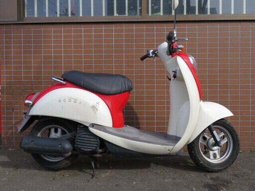 HONDA CREA SCOOPY AF55 ホンダ クレアスクーピー 50cc 9713km ホワイト 訳有り! 売り切り! 原付 原チャリ スクーター バイク 札幌発